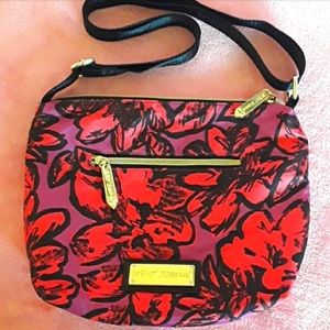 Betsey Johnson Pop Flower Fuchsia Crossbody Bag